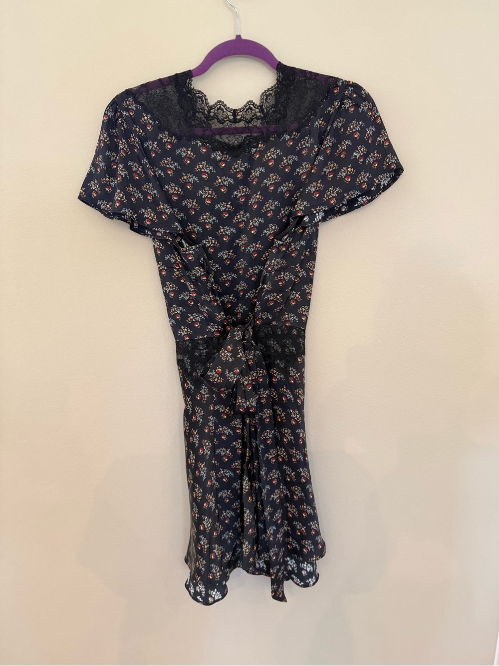 Doen Ivy Mini Dress in Delphinium Floral | NWT | Size XXL - Picture 12 of 16